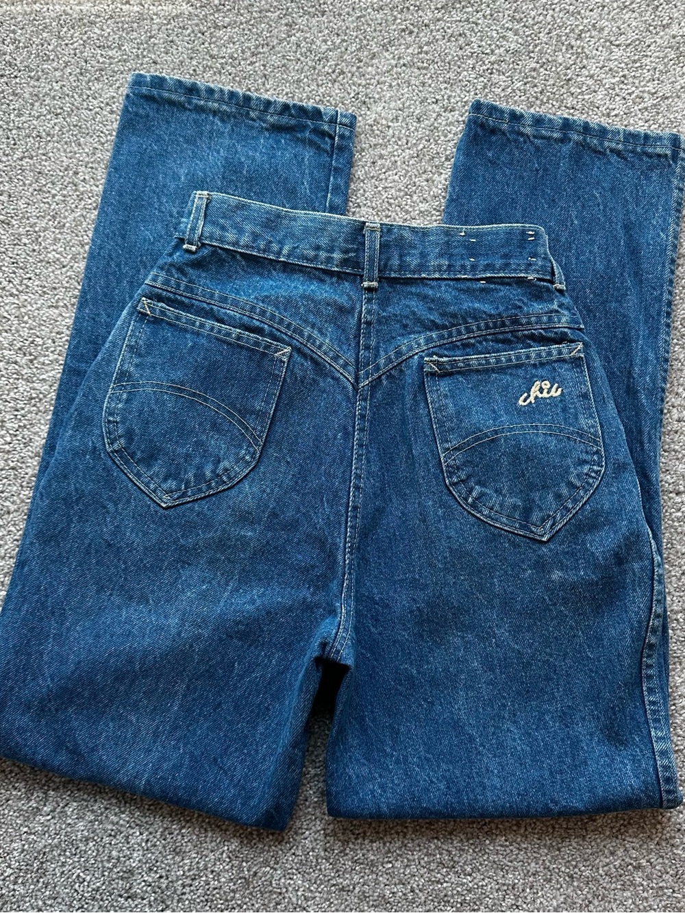 Vintage 90s chic High-Rise Medium Wash Blue Women's Jeans Size 26